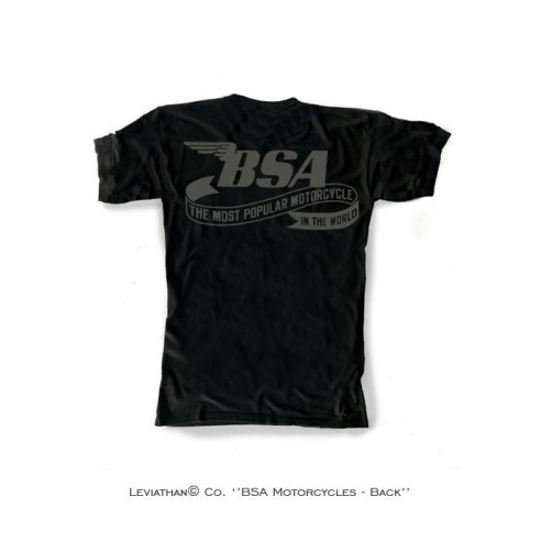 BSA - Motorcycles - Back Black