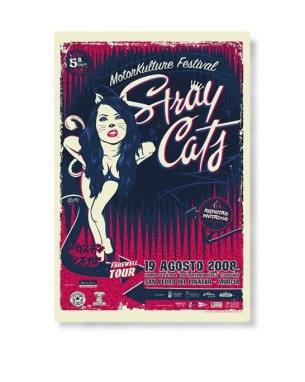 STRAY CATS - Farewel Tour Poster