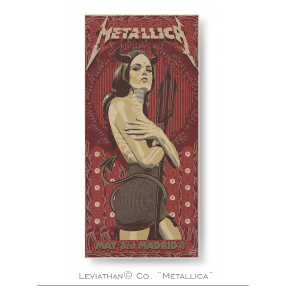 METALLICA - Red Poster