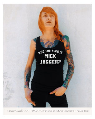 Who the Fuck is Mick Jagger - Tank Top