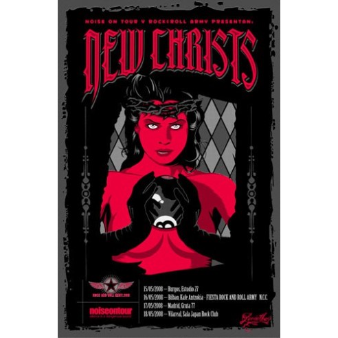 NEW CHRISTS - 2008 Tour Poster