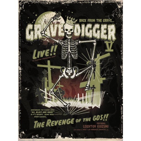 GRAVEDIGGER V - Tour Poster